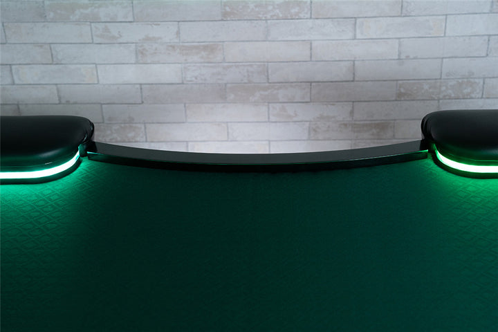 The Aces Pro Alpha Custom Poker Table Closeup Of Dealer Position