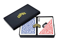 Copag 1546 Red Blue Poker Size Regular Index Double Deck Set