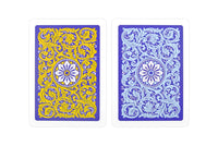 Copag Neoteric Blue Yellow Poker Size Regular Index Double Deck Set- 12 Sets