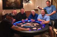 The Ginza LED Custom Poker Table In Action!