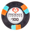 Phoenix 10 Gram Real Clay Poker Chip - $100