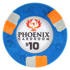 Phoenix 10 Gram Real Clay Poker Chip - $10