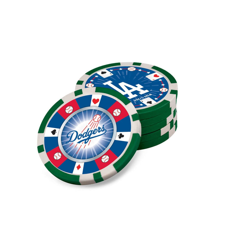 Los Angeles Dodgers 300 Piece Poker Set - Chip Stack