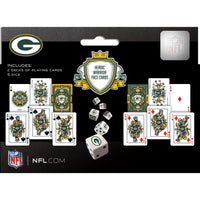 Green Bay Packers - 2-Pack Playing Cards & Dice Set