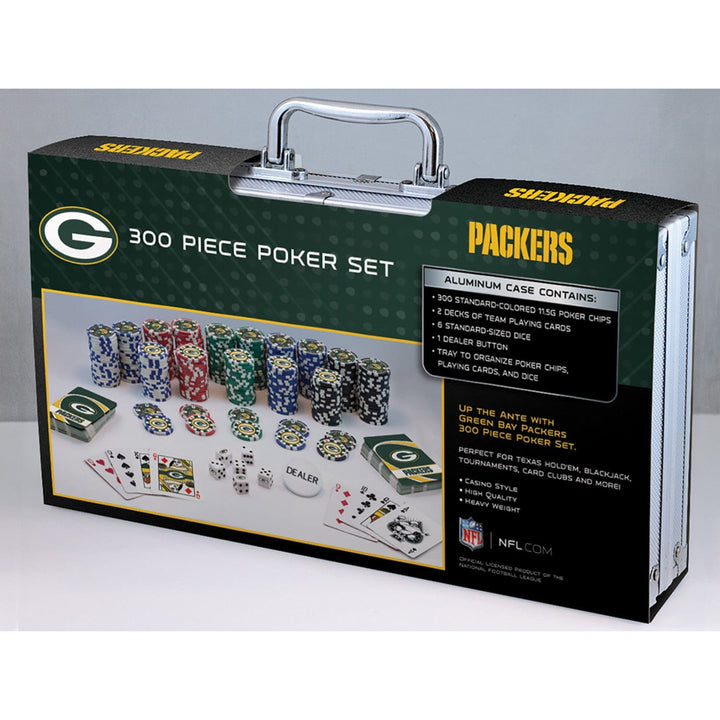 Green Bay Packers 300 Piece Poker Set