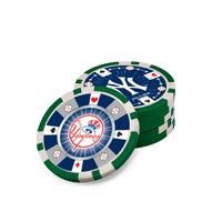 New York Yankees 300 Piece Poker Set - Chip Stacks