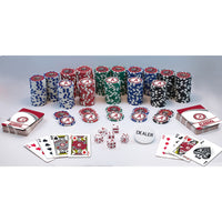 Alabama Crimson Tide 300 Piece Poker Set Layout