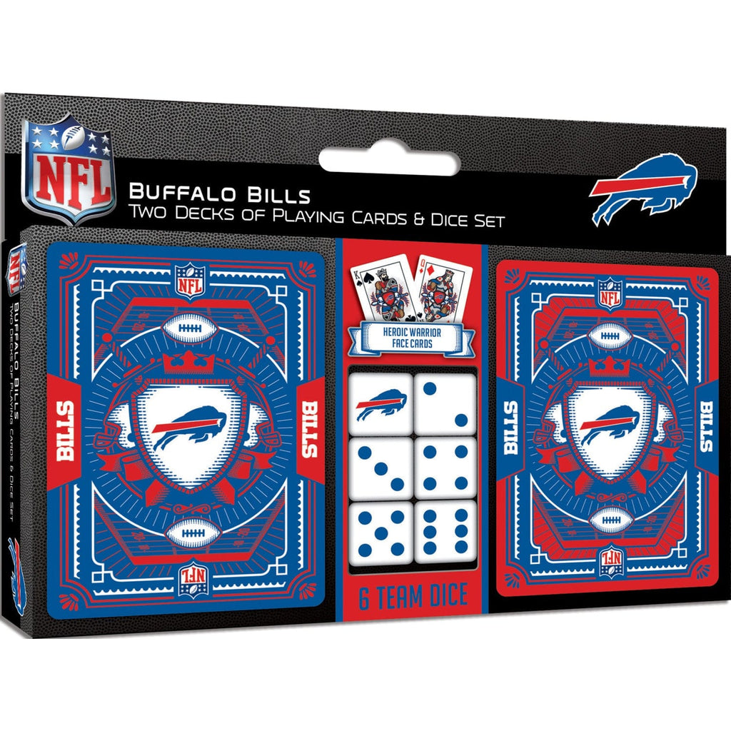 Buffalo Bills - 2-Pack Playing Cards & Dice Set