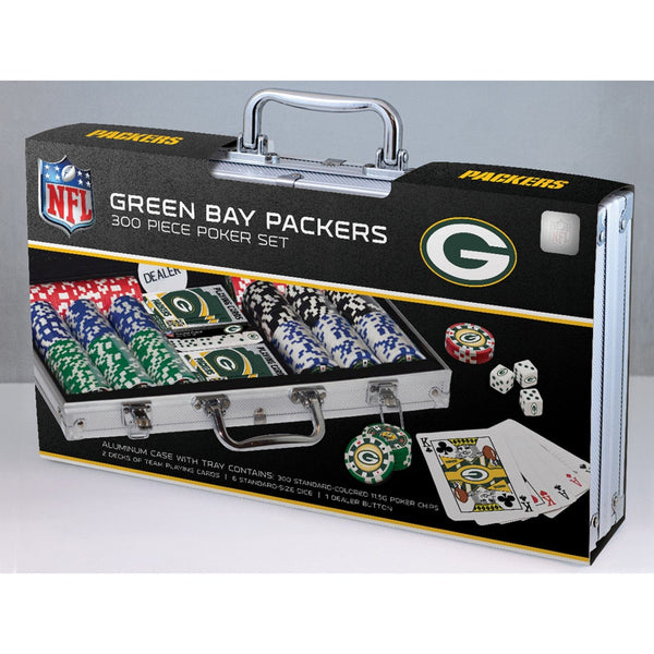 Green Bay Packers 300 Piece Poker Set