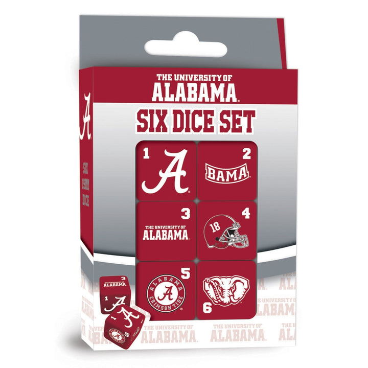 Alabama Crimson Tide Dice Set - 19mm - Package