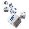 Los Angeles Dodgers Dice Set - All Sides View