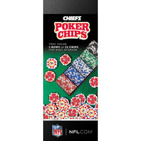 Kansas City Chiefs 100 Piece Poker Chips