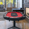 Triton 90" Premium 10 Player Poker Table - Side View