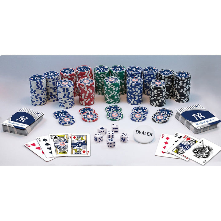 New York Yankees 300 Piece Poker Set - Layout