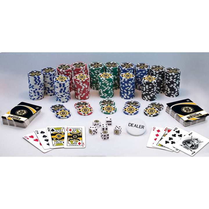 Boston Bruins 300 Piece Poker Set