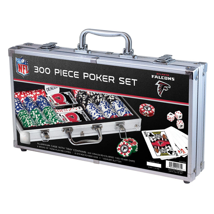 Atlanta Falcons 300 Piece Poker Set