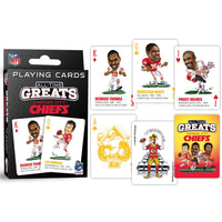 Kansas City Chiefs All-Time Greats Playing Cards - 54 Card Deck