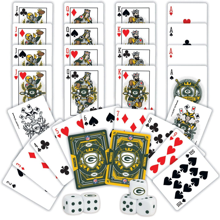 Green Bay Packers - 2-Pack Playing Cards & Dice Set