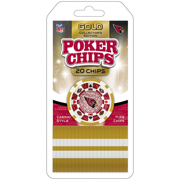 Arizona Cardinals 20 Piece Poker Chips