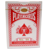 Unbranded Red Blue Poker Size Regular Index Playing Cards Double Deck Set