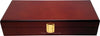 100 Capacity Mahogany Wooden Poker Chip Case