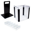 1000 Capacity Acrylic Poker Chip Carrier With Trays