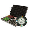 Bluff Canyon 13.5 Gram Clay Poker Chips in Rolling Aluminum Case - 1000 Ct.