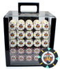 Rock & Roll 13.5 Gram Clay Poker Chips in Acrylic Carrier - 1000 Ct.