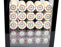 The Mint 13.5 Gram Clay Poker Chips in Acrylic Carrier - 1000 Ct.