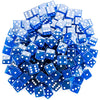 100 Blue Dice - 19 mm