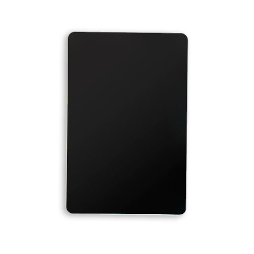 Set of 10 Black Plastic Bridge Size Cut Cards