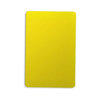 Set of 10 Yellow Plastic Bridge Size Cut Cards