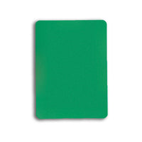 Set of 10 Green Plastic Poker Size Cut Cards