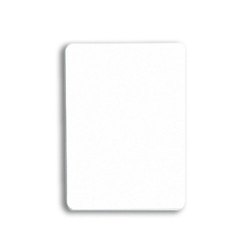 Set of 10 White Plastic Bridge Size Cut Cards