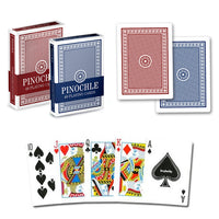 Unbranded Red Blue Pinochle Playing Cards Double Deck Set