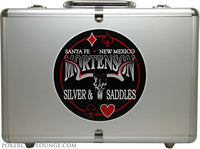 Custom Printed Aluminum Poker Chip Case - 200 Chip Capacity