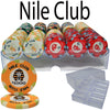 Nile Club 10 Gram Ceramic Poker Chips in Acrylic Trays - 200 Ct.