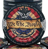 2nd Amendment Ceramic Poker Chip - $100 - Zoom View