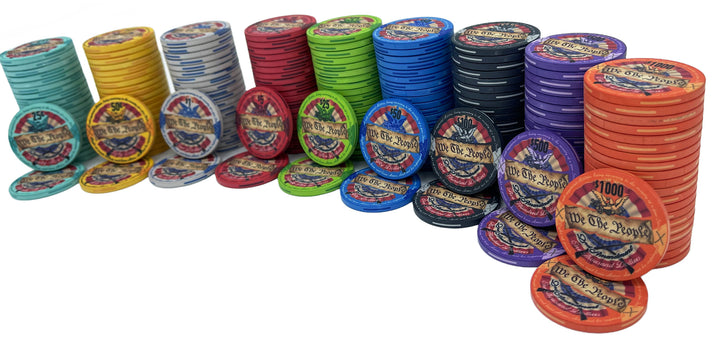 The 2nd Amendment Ceramic Poker Chip - Stacks 2