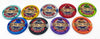 The 2nd Amendment Ceramic Poker Chip Sample Pack - 9 Chips