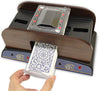 2 Deck Wooden Deluxe Card Shuffler