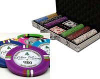 Bluff Canyon 13.5 Gram Clay Poker Chips in Standard Aluminum Case - 300 Ct.