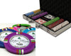 Bluff Canyon 13.5 Gram Clay Poker Chips in Standard Aluminum Case - 300 Ct.