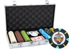 Rock &amp; Roll 13.5 Gram Clay Poker Chips in Standard Aluminum Case - 300 Ct.