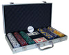 Ace King Suited 14 Gram Clay Poker Chips in Standard Aluminum Case 300 ct