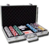 Las Vegas 14 Gram Clay Poker Chips in Standard Aluminum Case - 300 Ct.