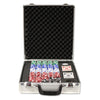 Diamond Suited 12.5 Gram ABS Poker Chips in Deluxe Aluminum Case - 500 Ct.