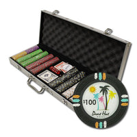 Desert Heat 13.5 Gram Clay Poker Chips in Standard Aluminum Case - 500 Ct.