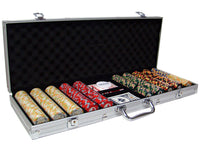 Nile Club 10 Gram Ceramic Poker Chips in Standard Aluminum Case - 500 Ct.