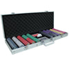 Scroll 10 Gram Ceramic Poker Chips in Standard Aluminum Case - 500 Ct.